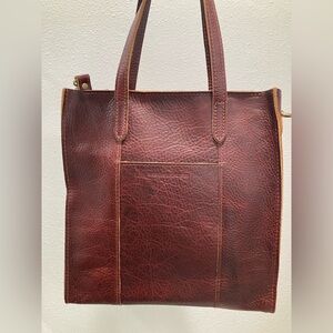 Portland Leather large Lola in Cinnamon Bear